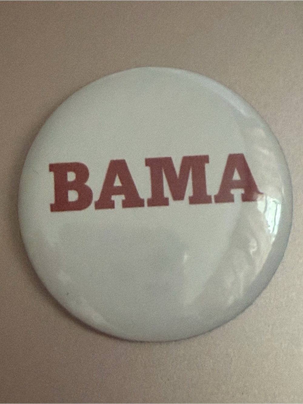 Bama Button Pin - Picture 2 of 3